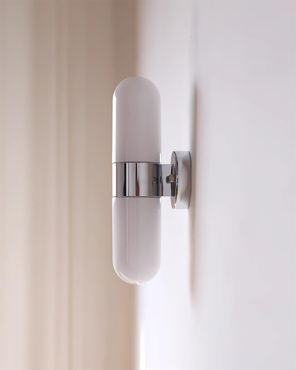 Frosted Glass Vanity Light — Wall Sconce | Maison Monashee — view 14