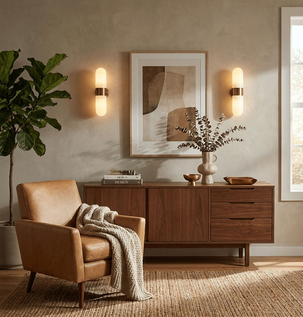 Frosted Glass Vanity Light — Wall Sconce | Maison Monashee — view 4
