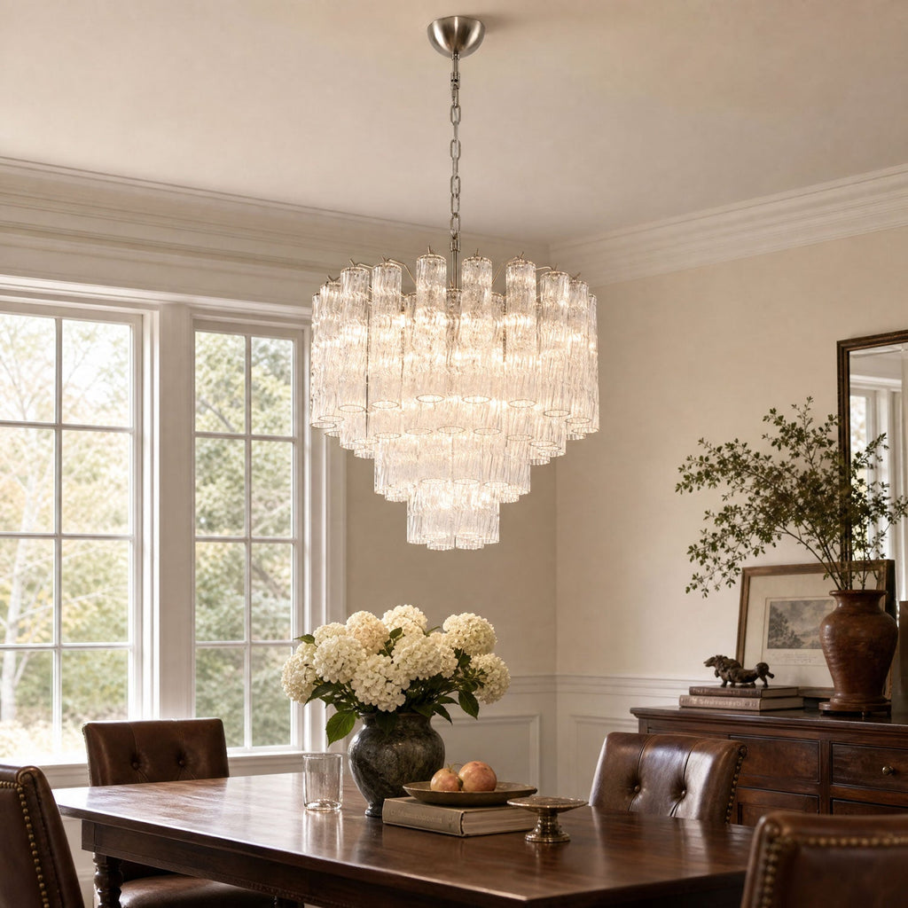 Entryway Crystal Chandelier — Chandelier | Maison Monashee — view 2