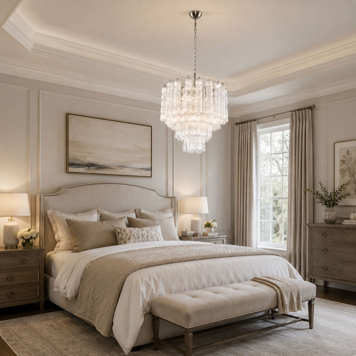 Entryway Crystal Chandelier — Chandelier | Maison Monashee — view 7