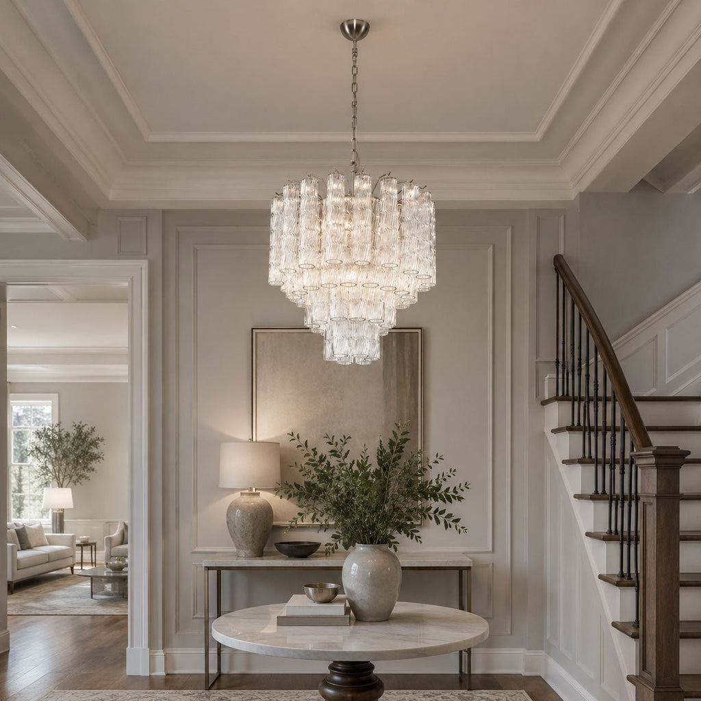 Entryway Crystal Chandelier — Chandelier | Maison Monashee — view 10