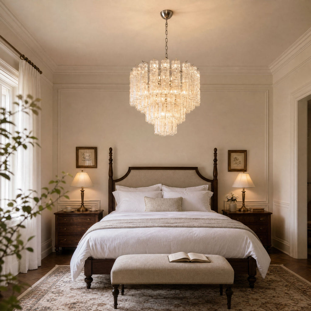 Entryway Crystal Chandelier — Chandelier | Maison Monashee — view 4