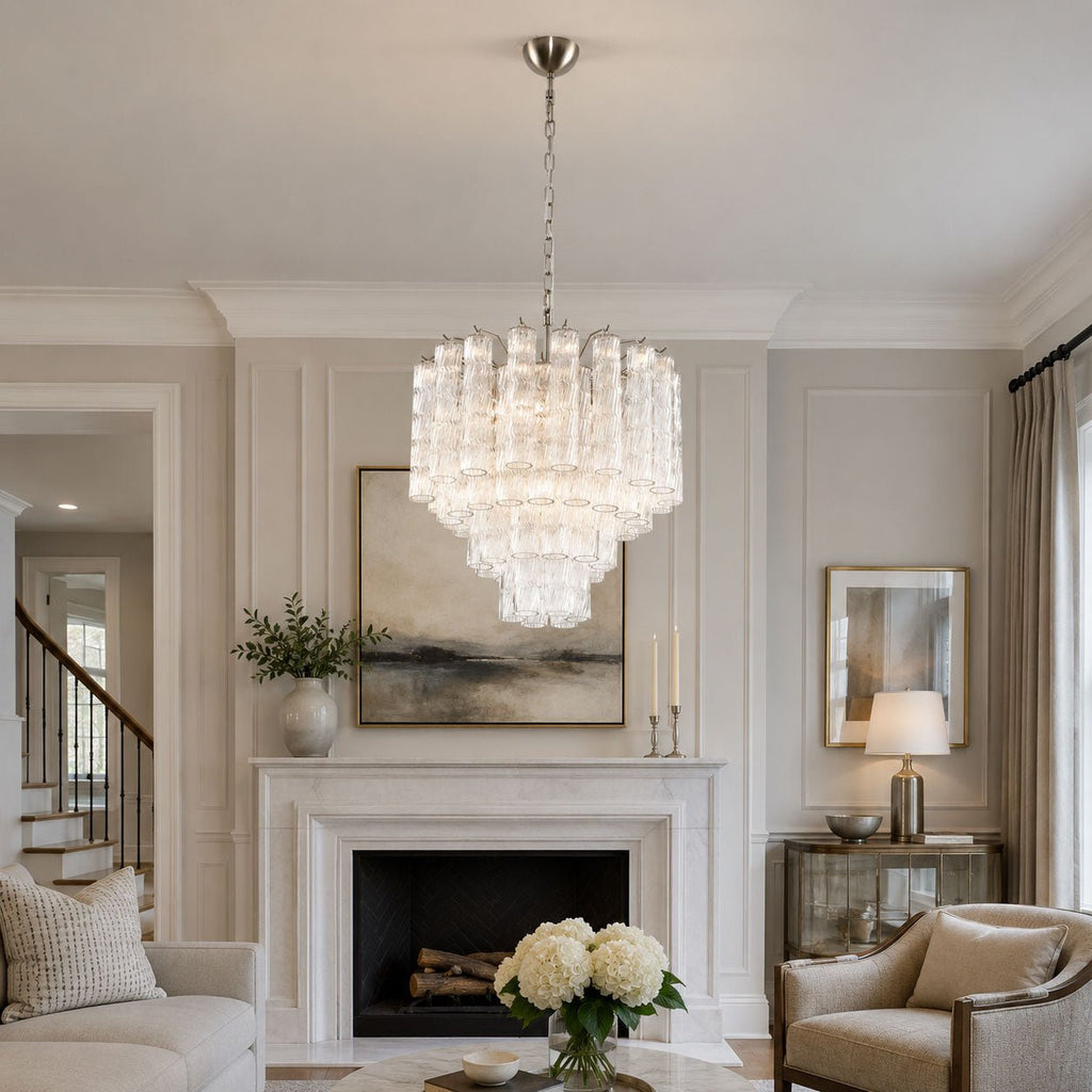 Entryway Crystal Chandelier — Chandelier | Maison Monashee — view 14