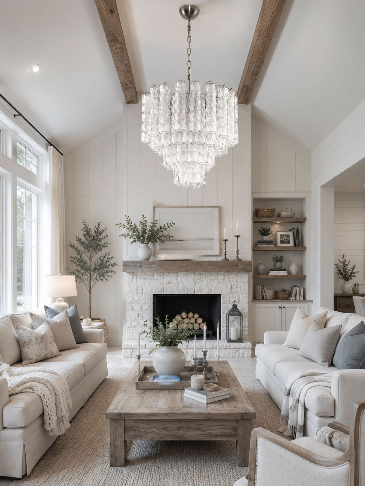 Entryway Crystal Chandelier — Chandelier | Maison Monashee — view 5