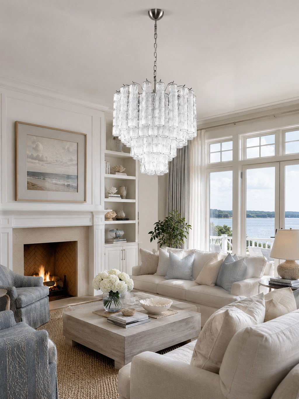 Entryway Crystal Chandelier — Chandelier | Maison Monashee — view 6