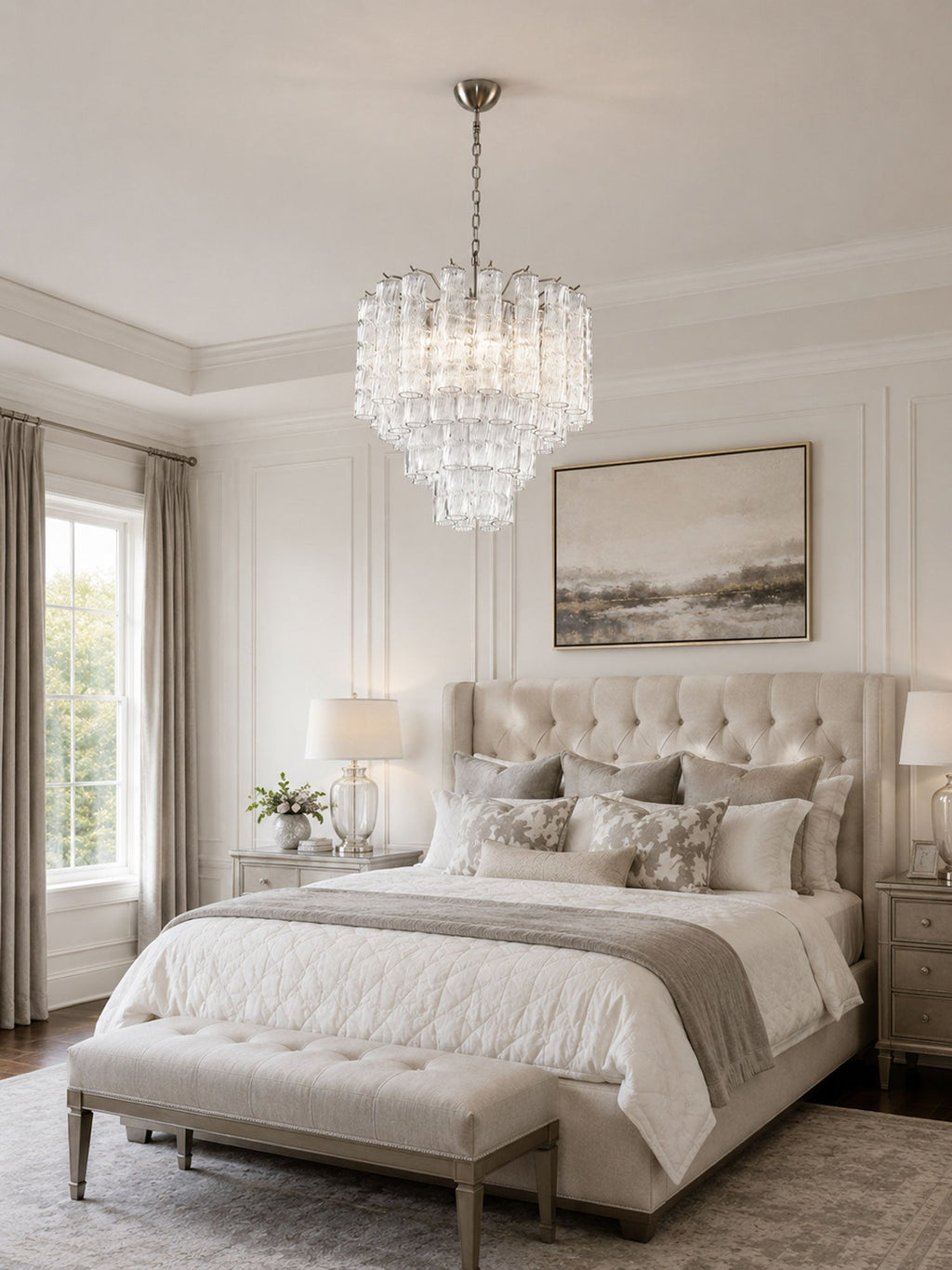 Entryway Crystal Chandelier — Chandelier | Maison Monashee — view 12
