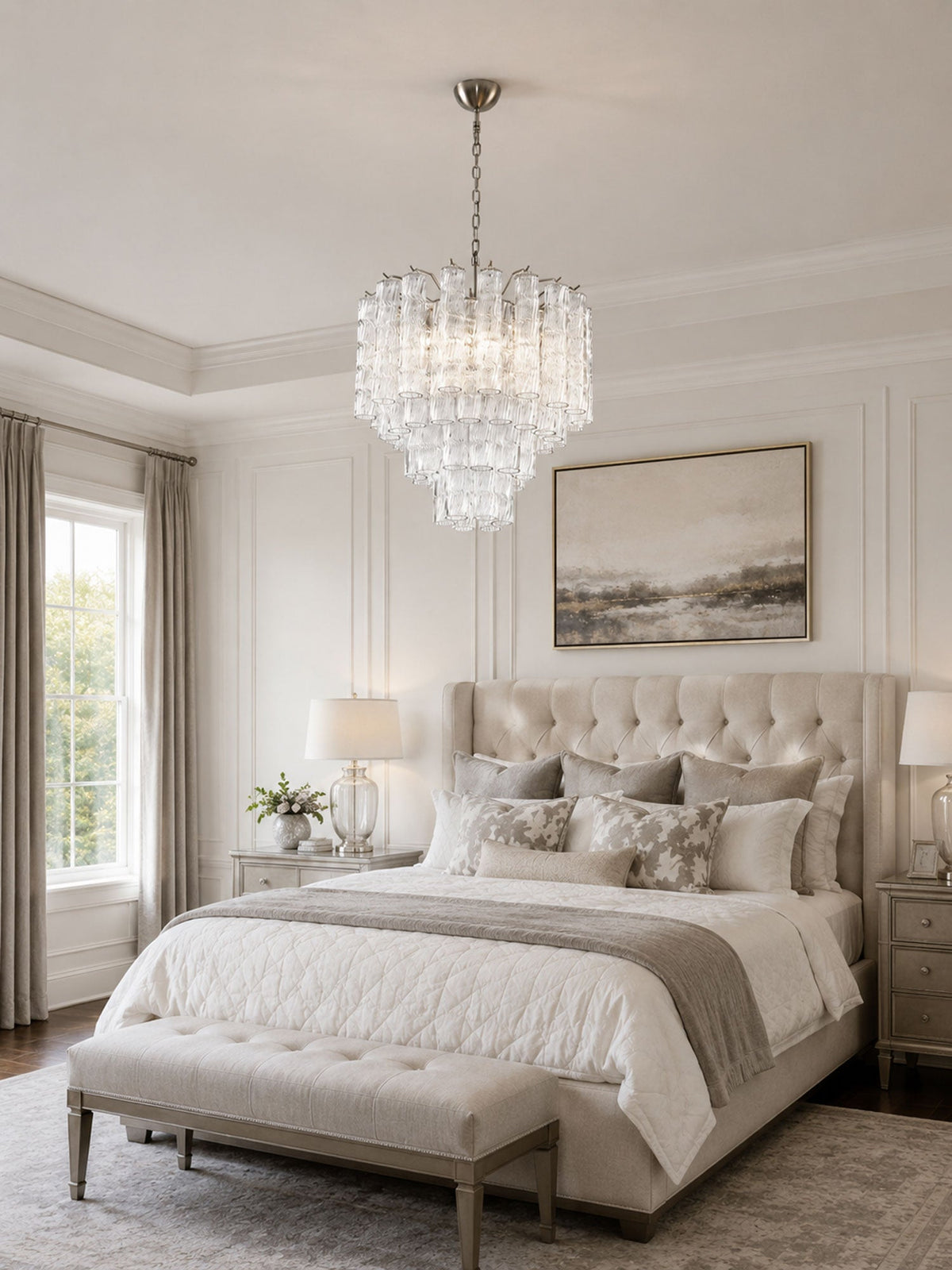 Entryway Crystal Chandelier — Chandelier | Maison Monashee — view 12