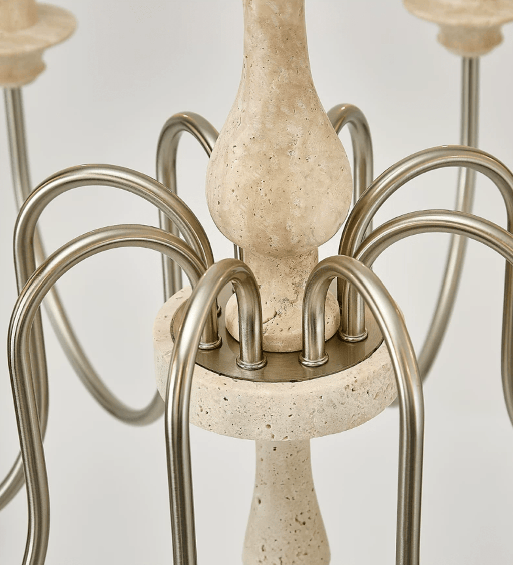 Silver Candle Chandelier — Chandelier | Maison Monashee — view 4