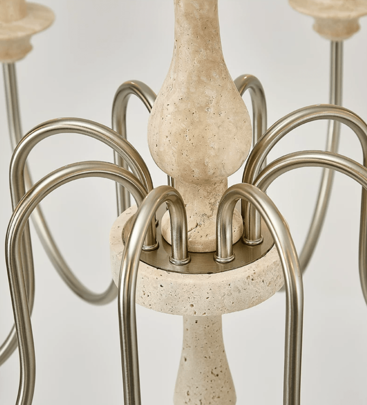Silver Candle Chandelier — Chandelier | Maison Monashee — view 4