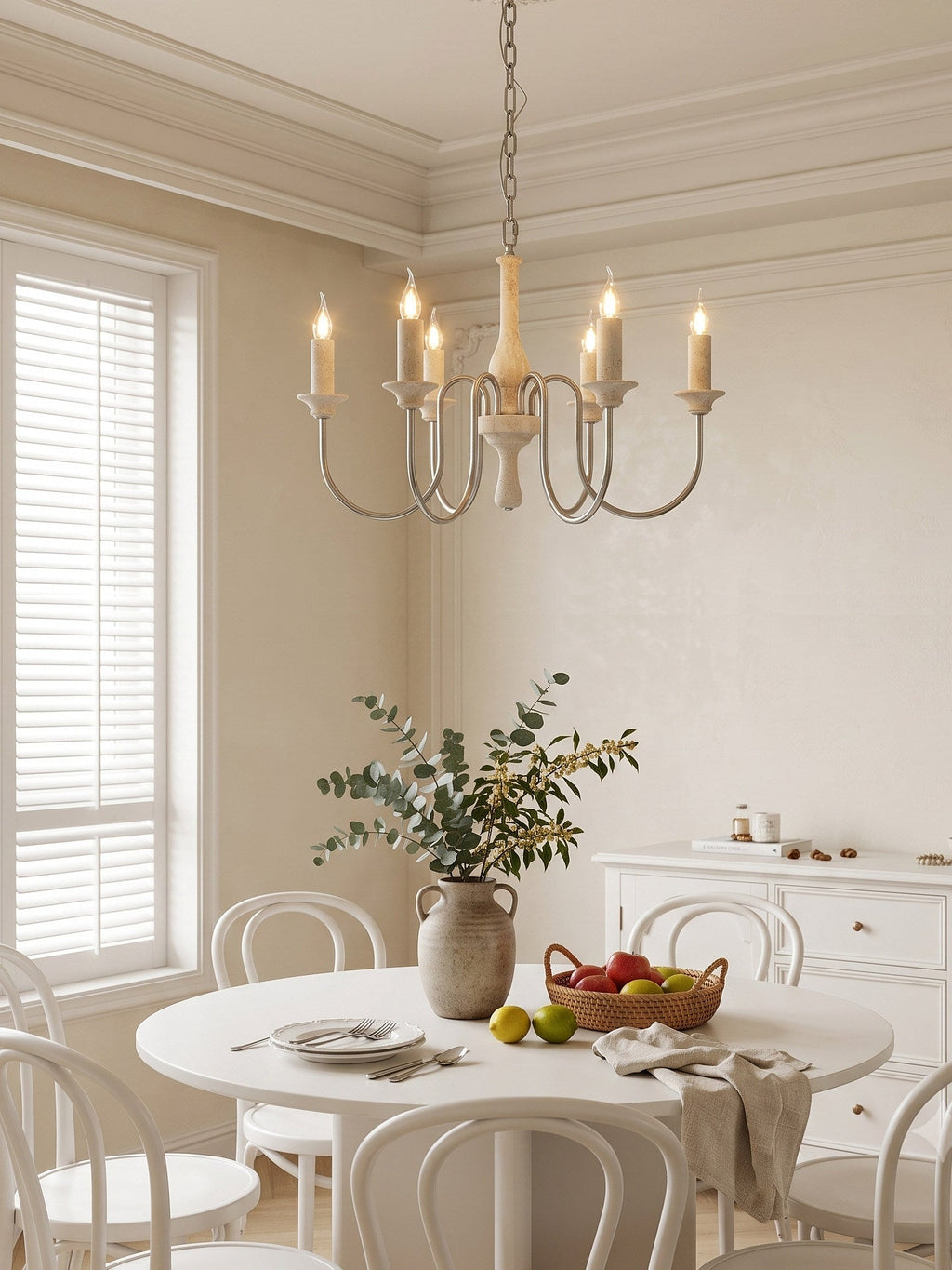 Silver Candle Chandelier — Chandelier | Maison Monashee — view 5