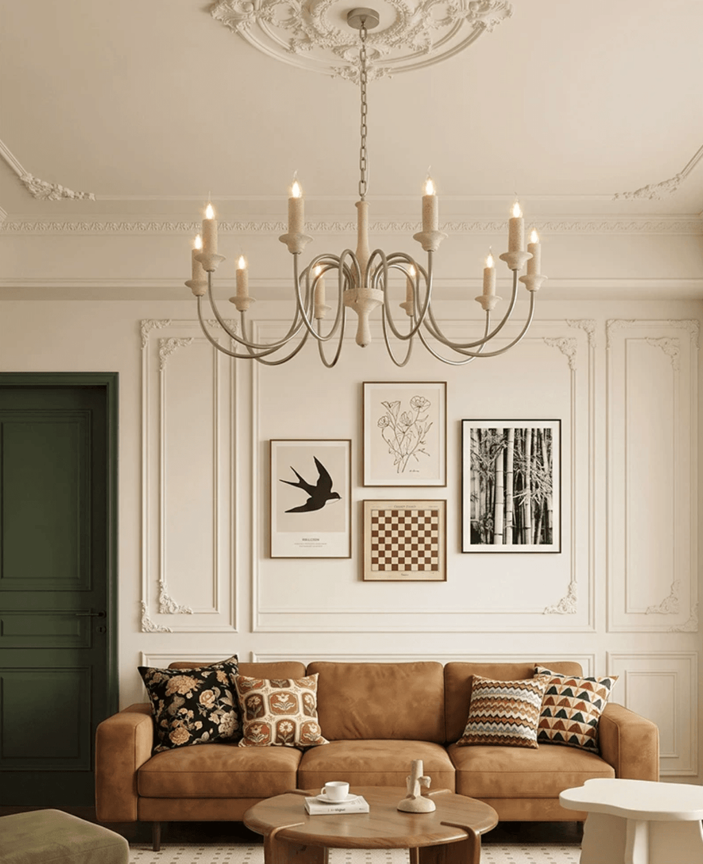 Silver Candle Chandelier — Chandelier | Maison Monashee — view 6