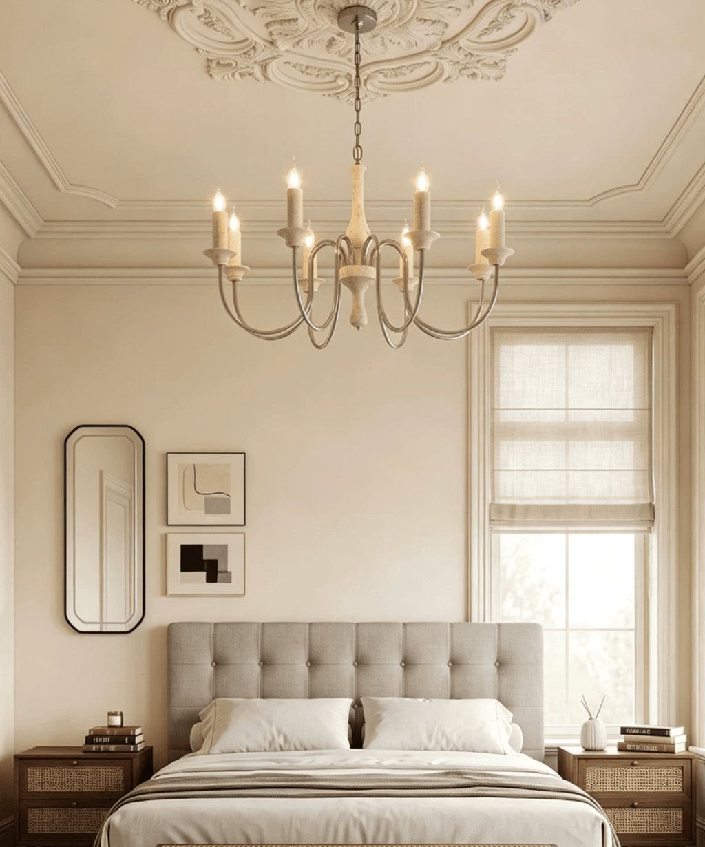 Silver Candle Chandelier — Chandelier | Maison Monashee — view 9