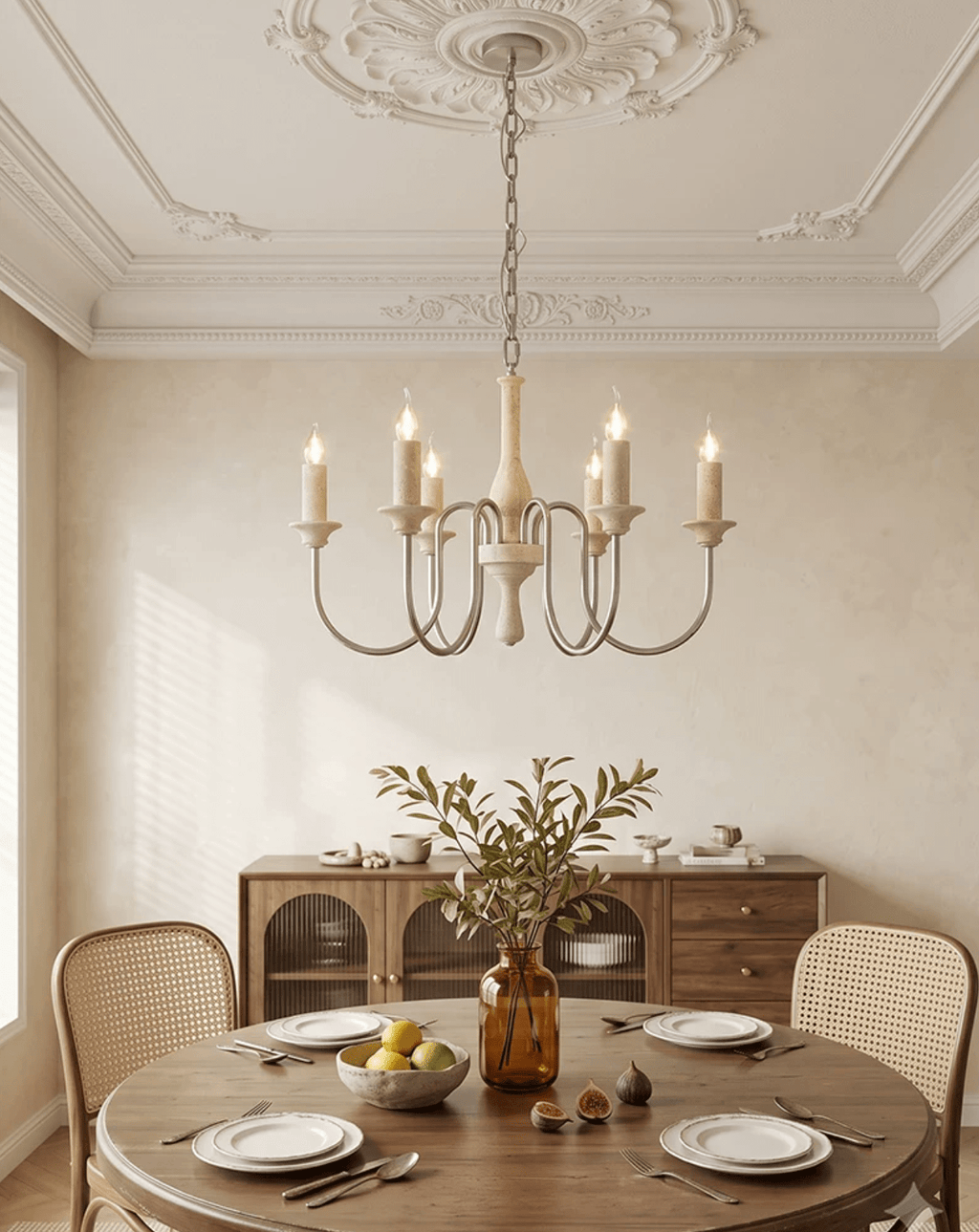 Silver Candle Chandelier — Chandelier | Maison Monashee — view 10