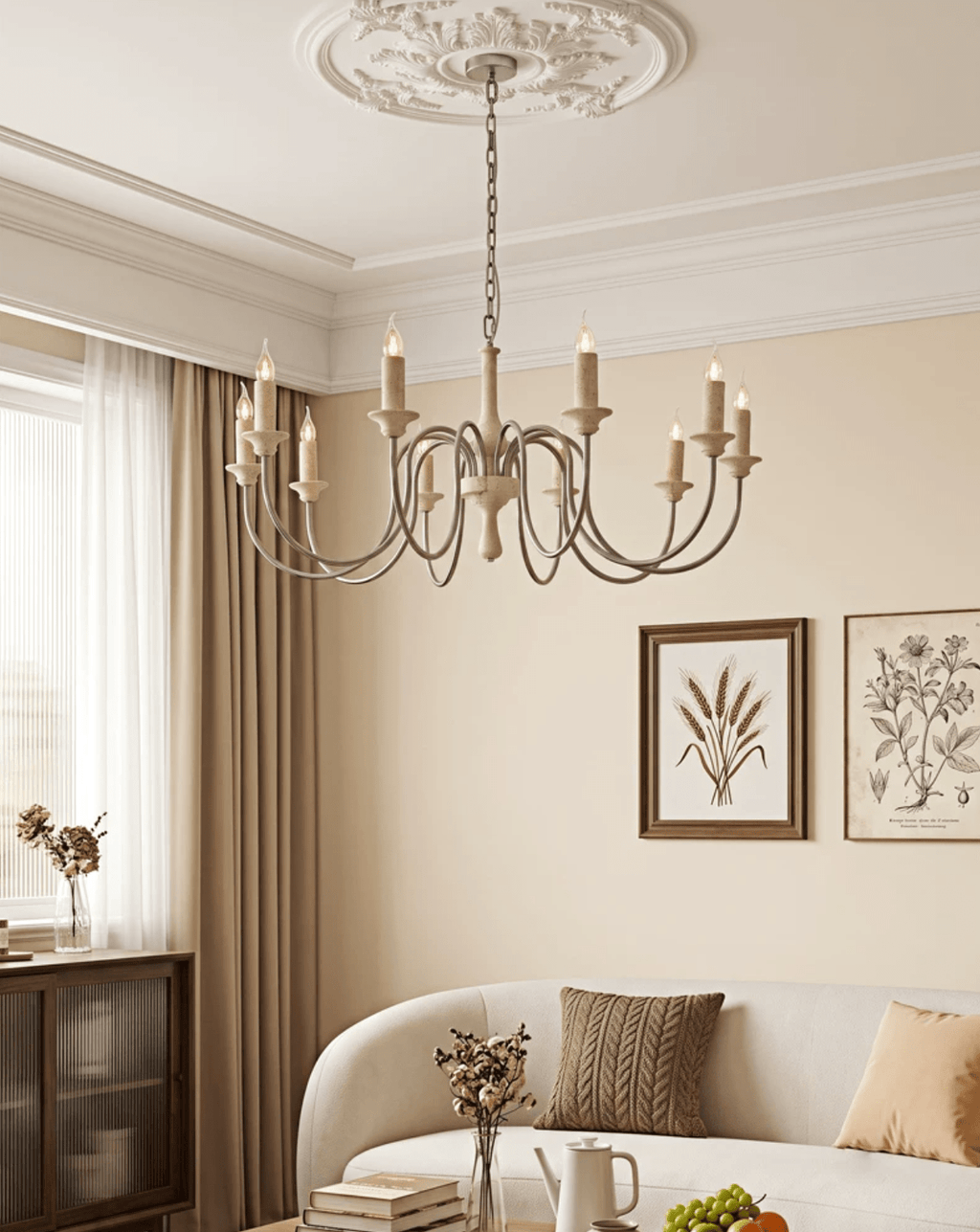 Silver Candle Chandelier — Chandelier | Maison Monashee — view 13