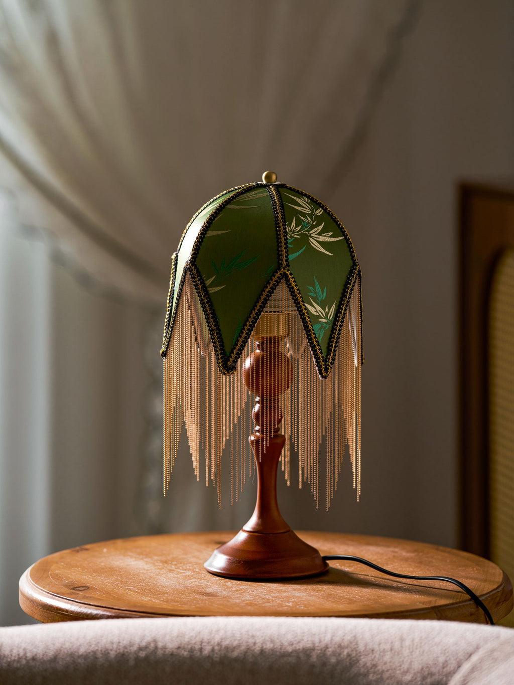 Beaded Fringe Table Lamp — Table Lamp | Maison Monashee — view 16