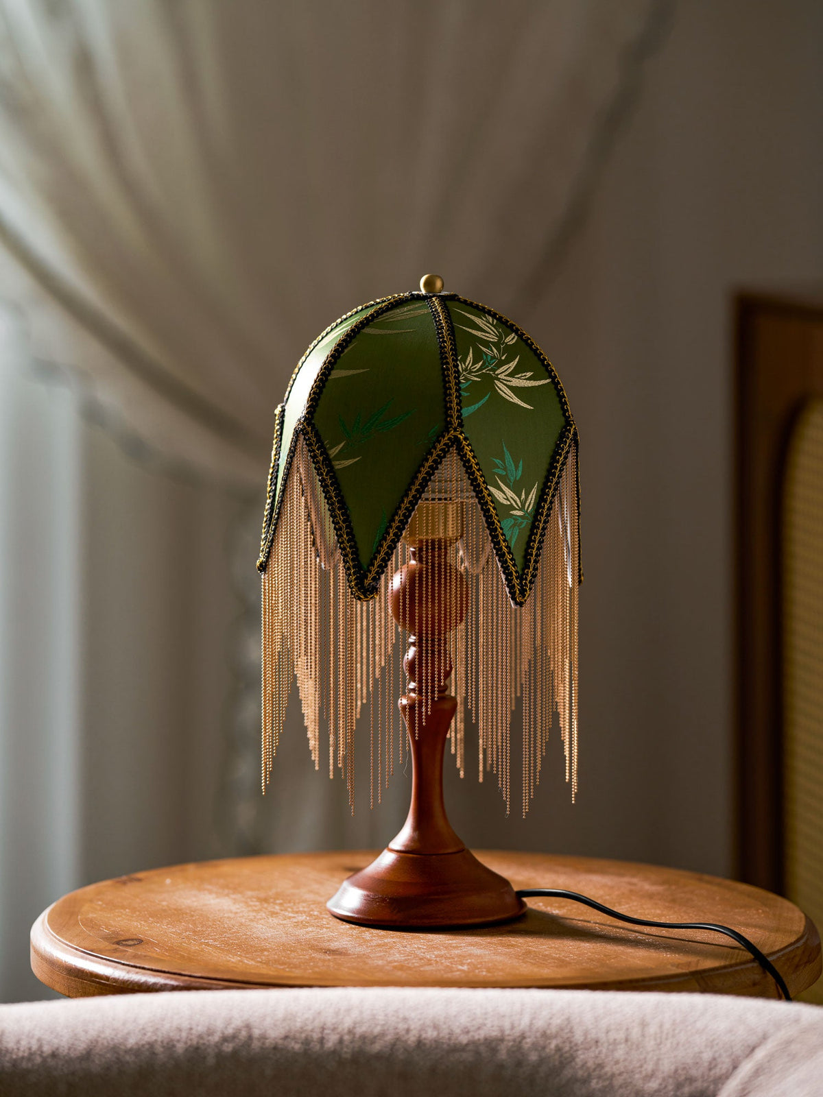 Beaded Fringe Table Lamp — Table Lamp | Maison Monashee — view 16