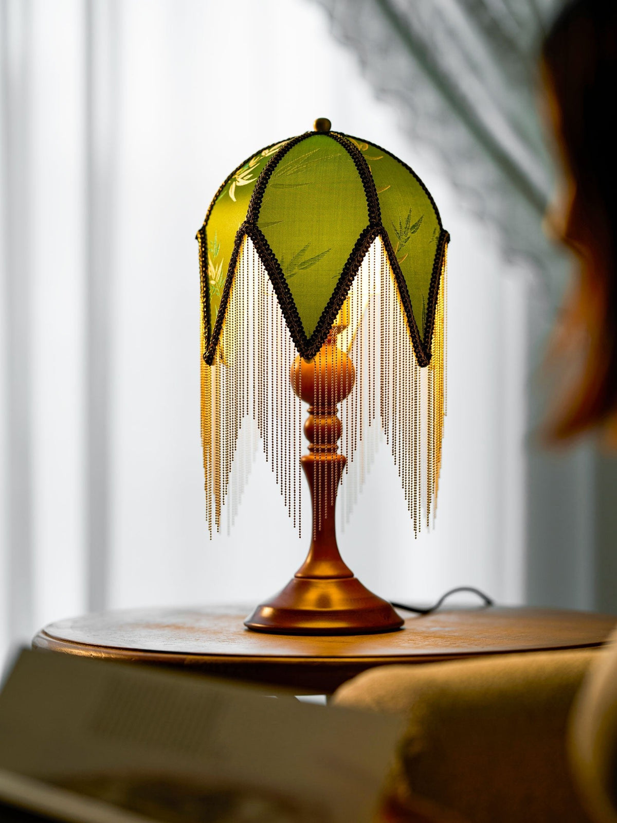 Beaded Fringe Table Lamp — Table Lamp | Maison Monashee — view 21