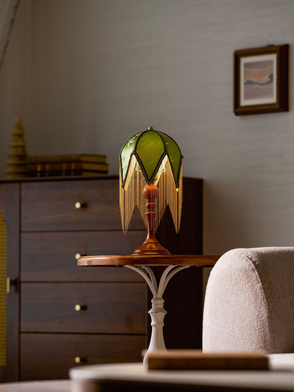 Beaded Fringe Table Lamp — Table Lamp | Maison Monashee — view 10
