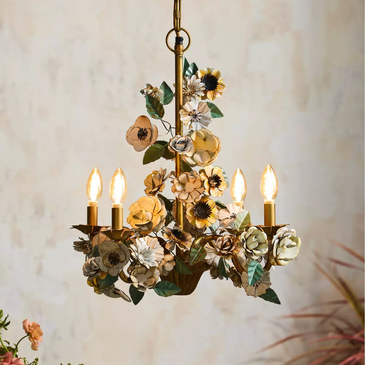 Vintage Floral Chandelier — Chandelier | Maison Monashee — view 2