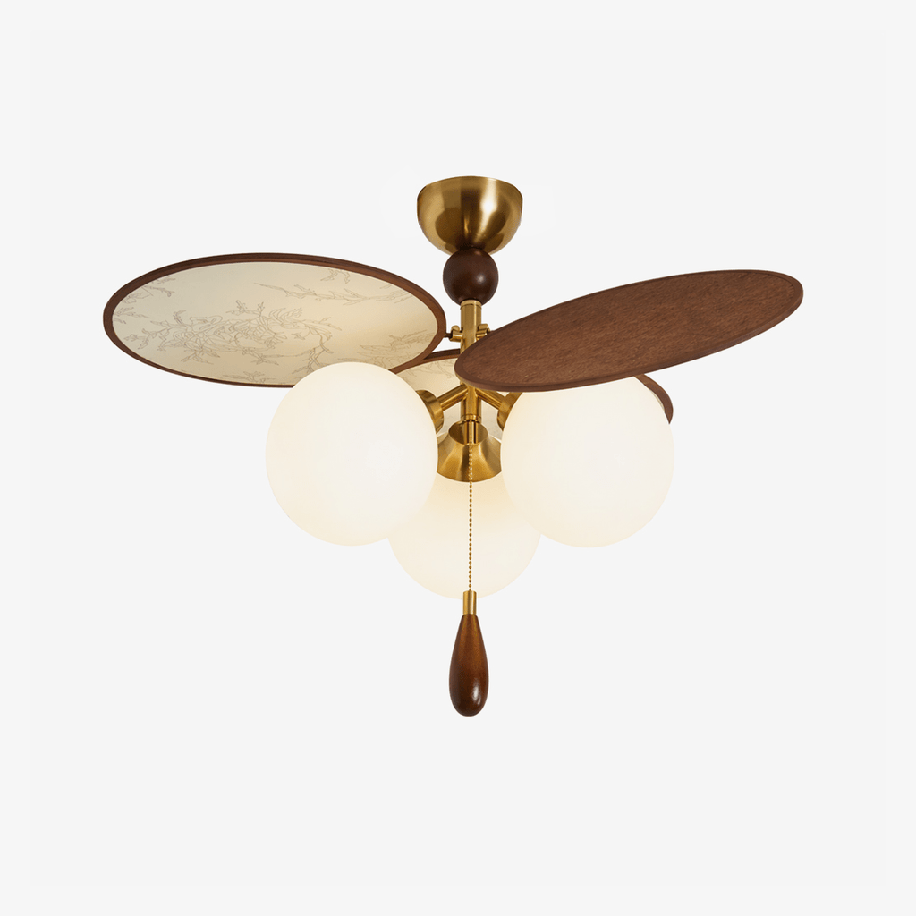 Vintage Glass Globe Ceiling Light — Ceiling Light | Maison Monashee