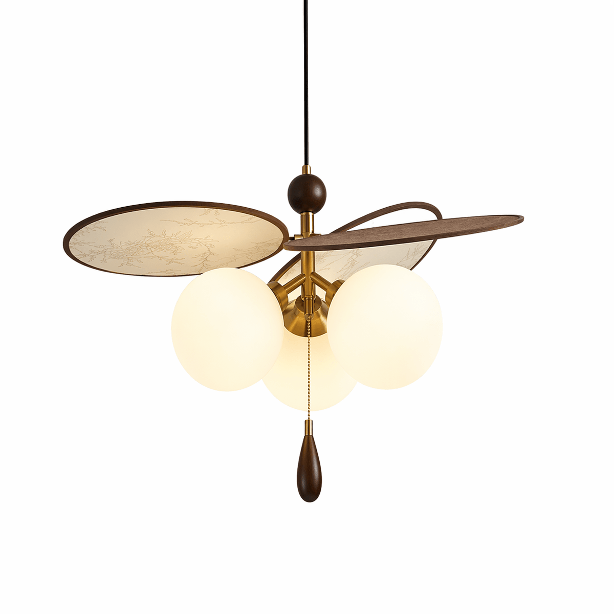 Vintage Acrylic Chandelier — Chandelier | Maison Monashee — view 9