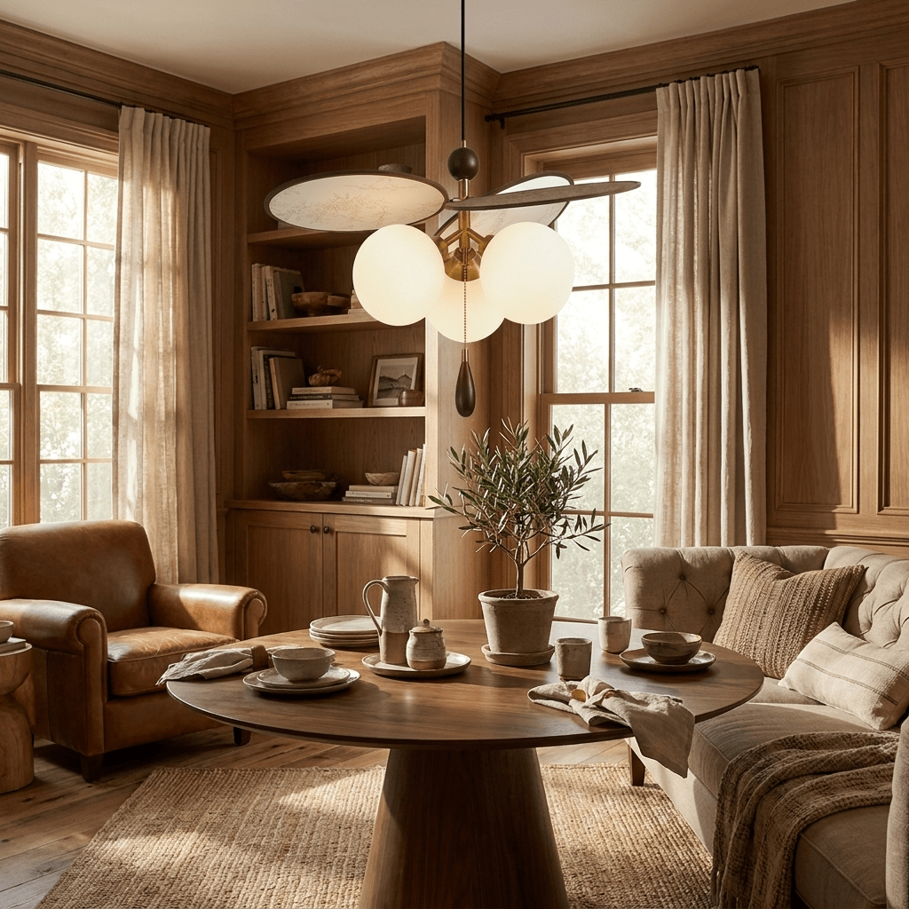 Vintage Acrylic Chandelier — Chandelier | Maison Monashee — view 2