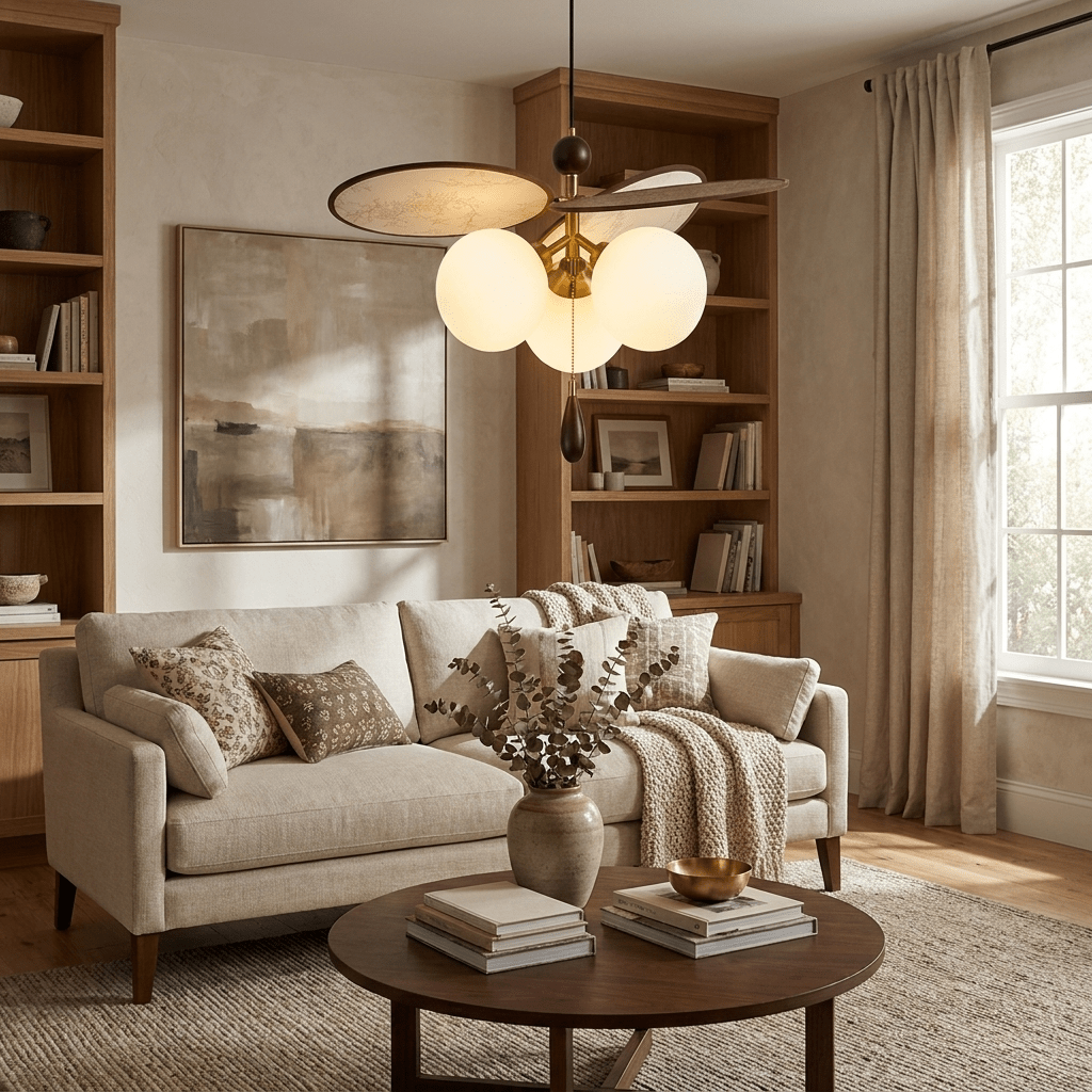 Vintage Acrylic Chandelier — Chandelier | Maison Monashee — view 5