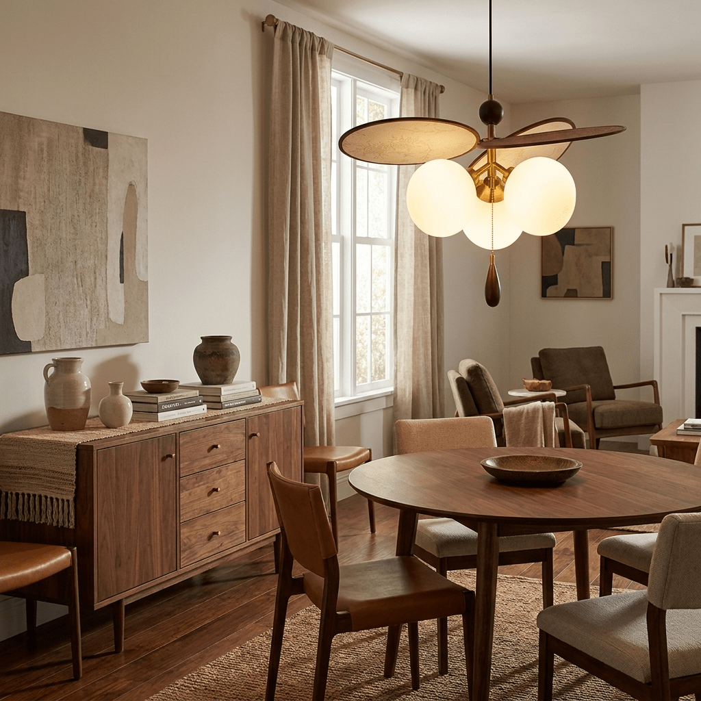 Vintage Acrylic Chandelier — Chandelier | Maison Monashee — view 3