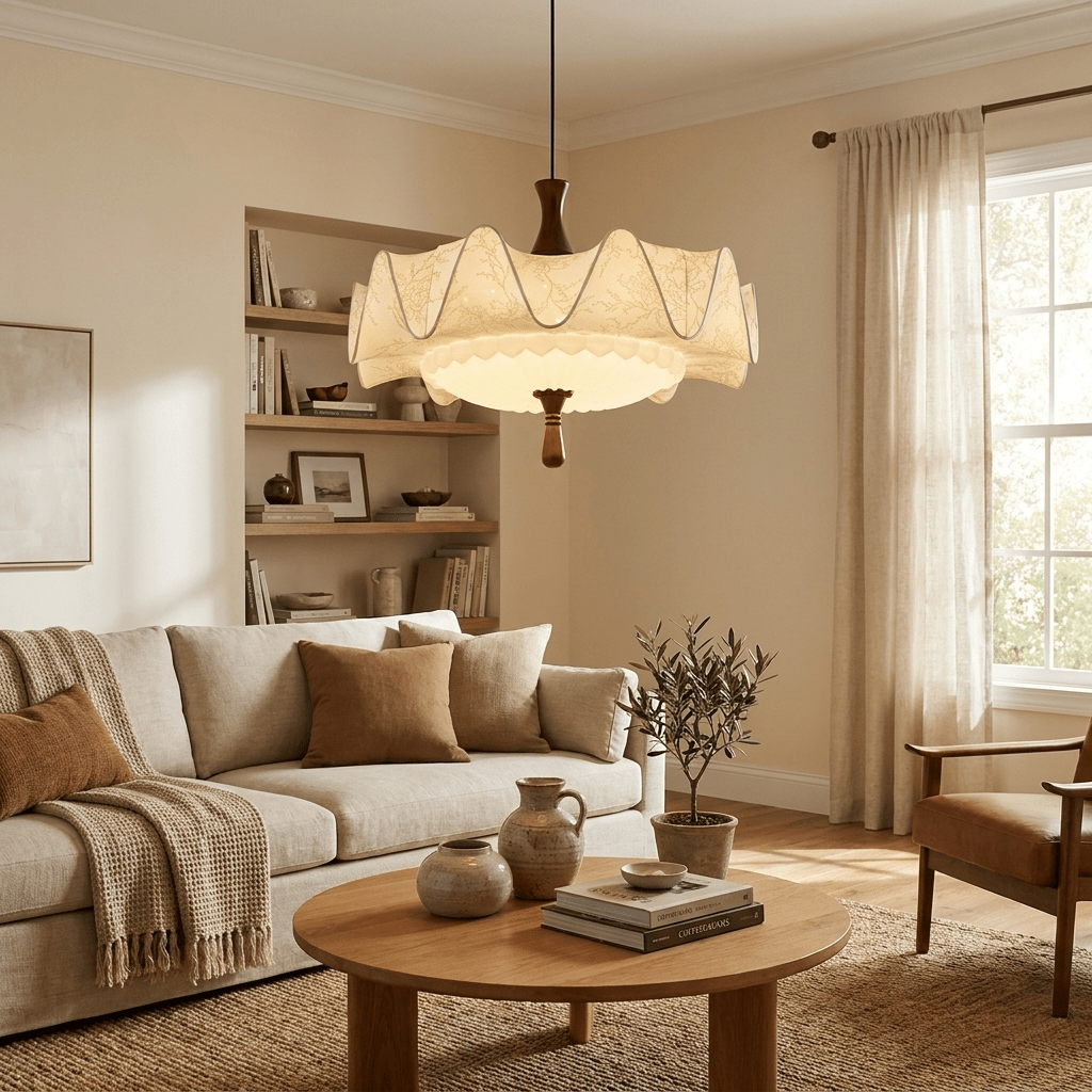 Large Vintage Pendant Light — Pendant Light | Maison Monashee — view 3