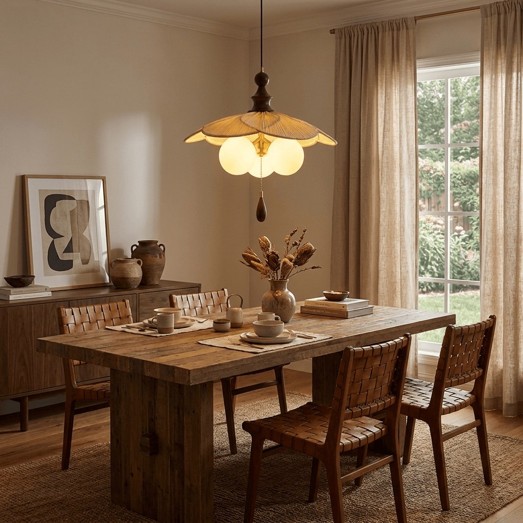 Vintage Flower Pendant Light — Pendant Light | Maison Monashee — view 5
