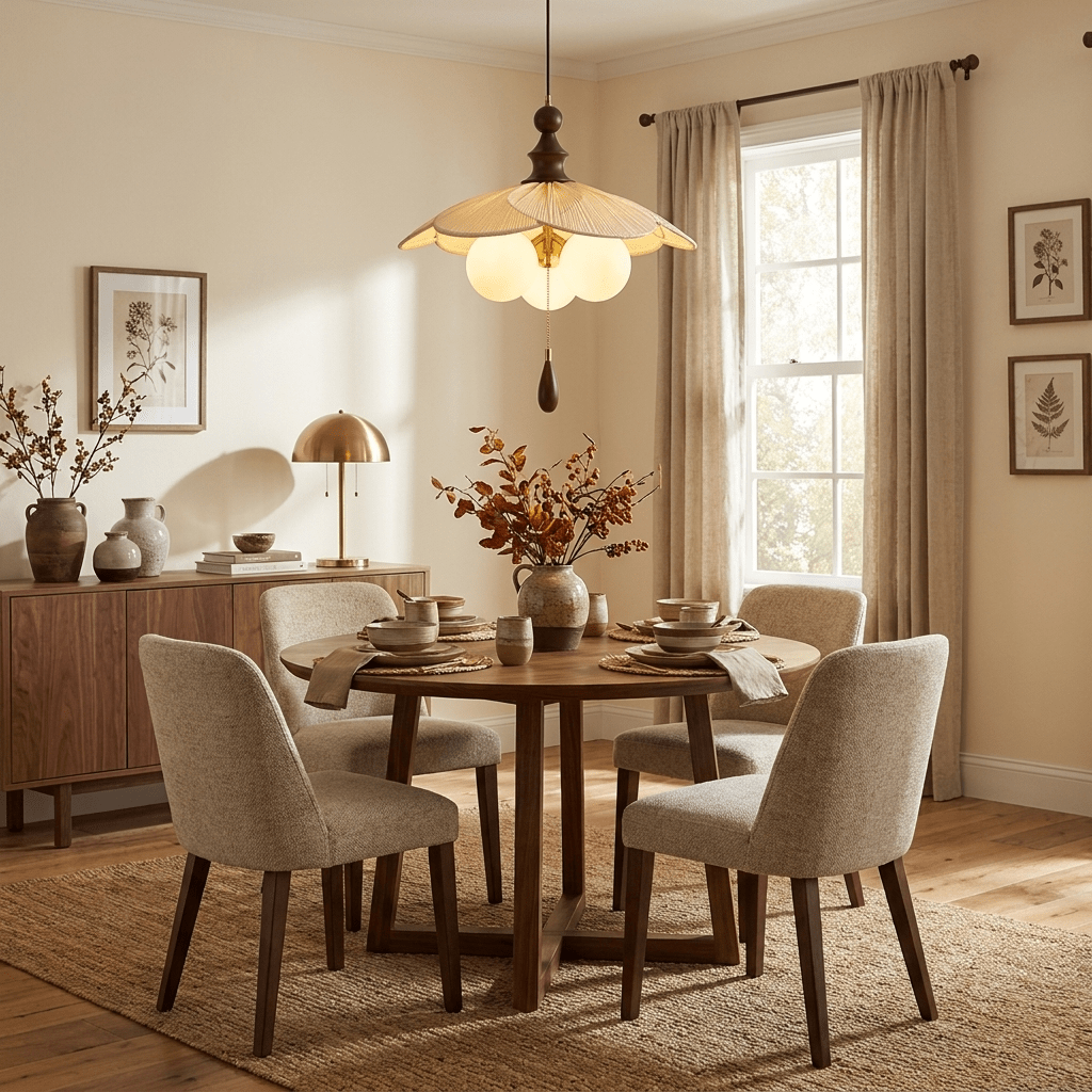 Vintage Flower Pendant Light — Pendant Light | Maison Monashee — view 2