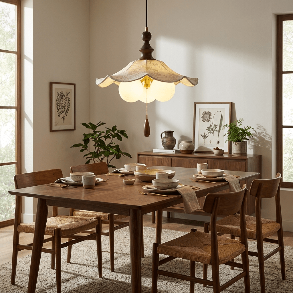 Floral Hanging Light — Pendant Light | Maison Monashee — view 4