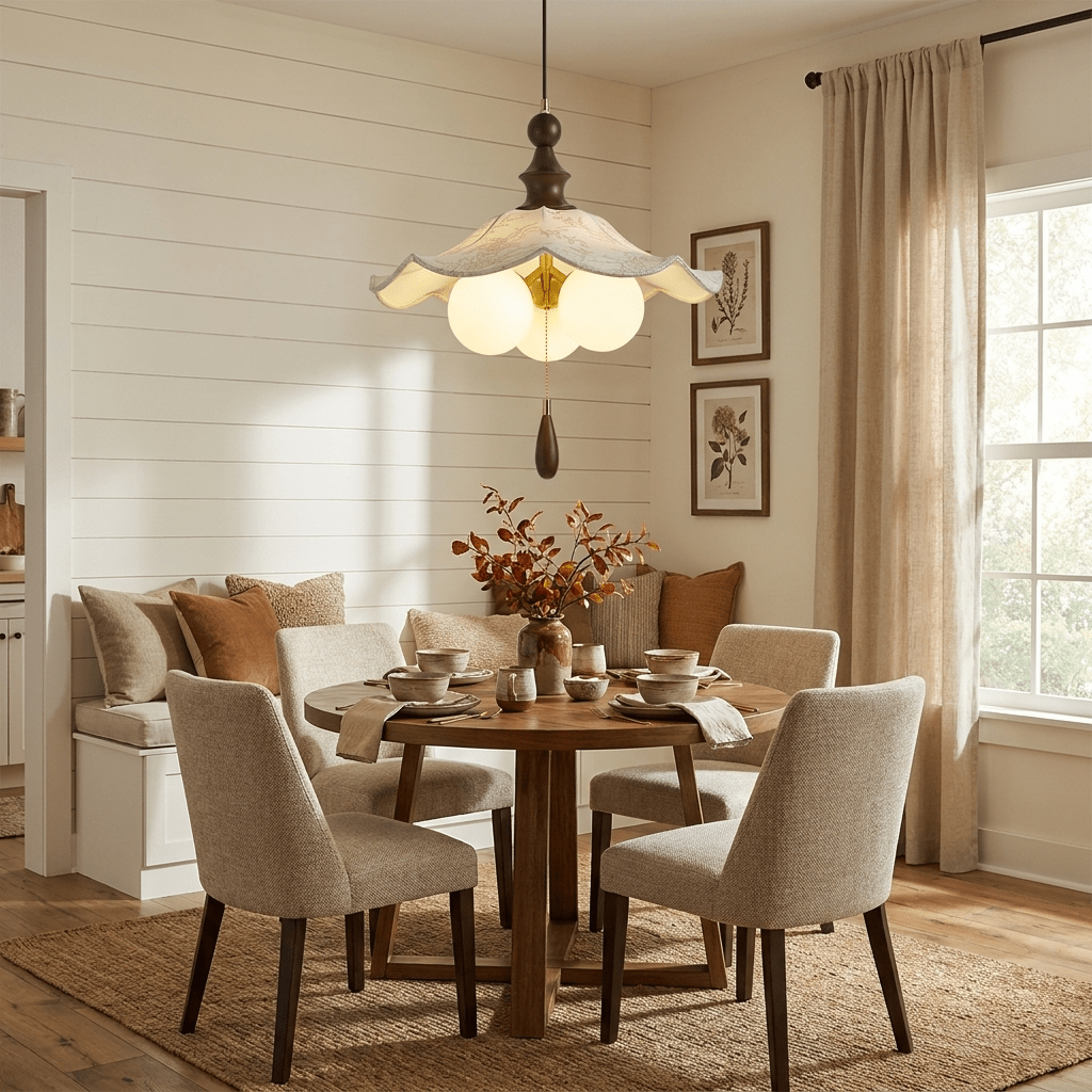 Floral Hanging Light — Pendant Light | Maison Monashee — view 2