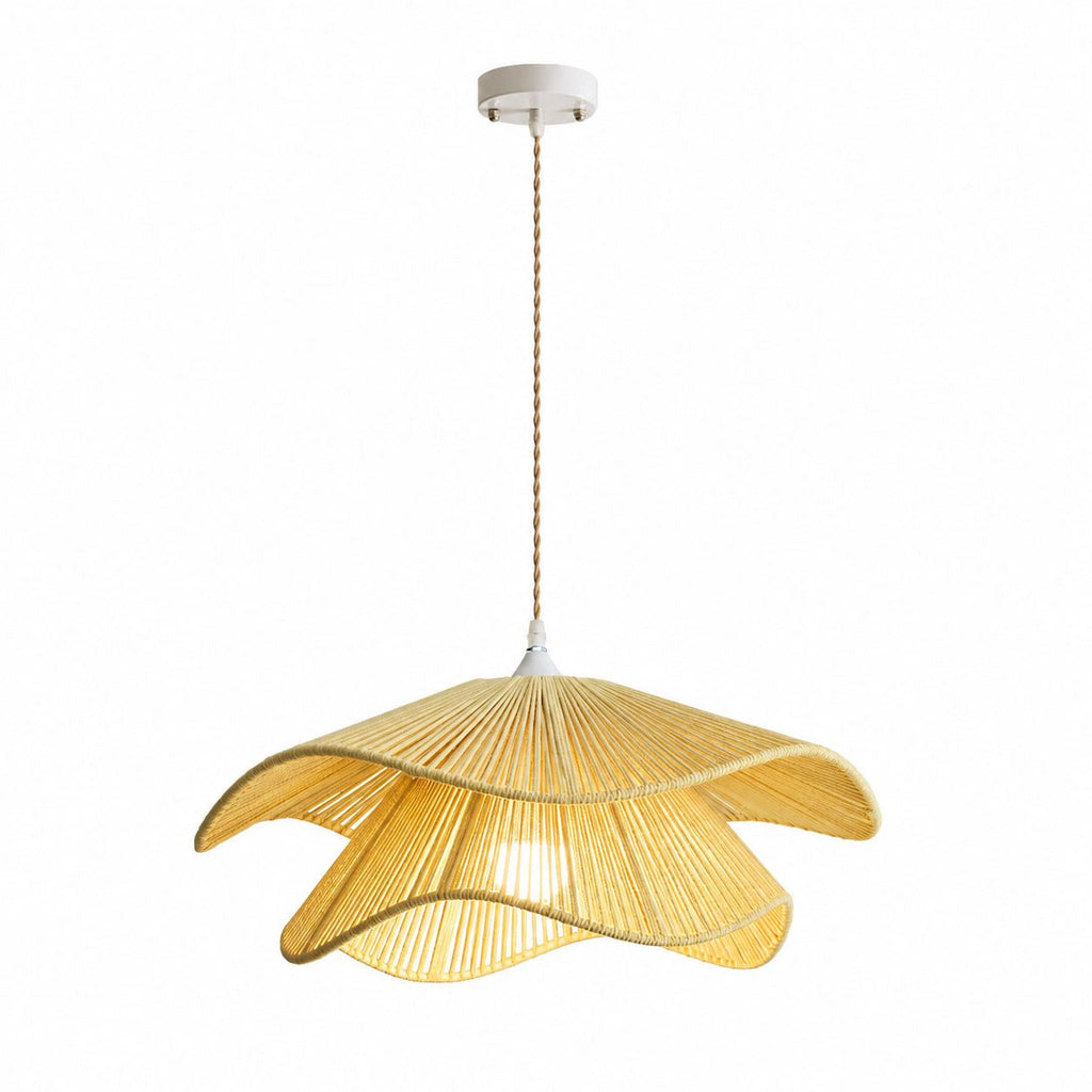 White Rope Pendant Light — Pendant Light | Maison Monashee — view 7