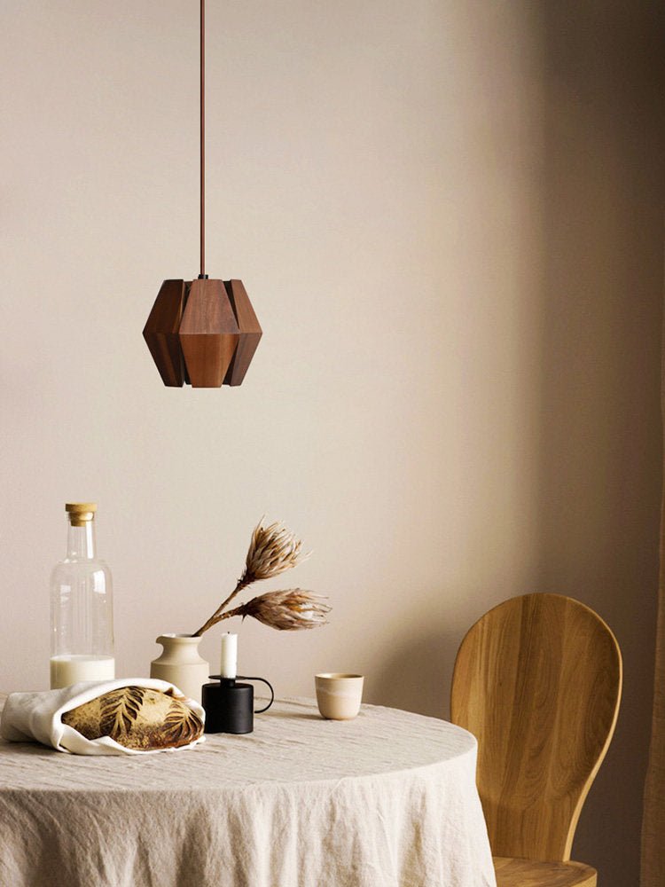 Wood Lantern Pendant Light — Pendant Light | Maison Monashee — view 9