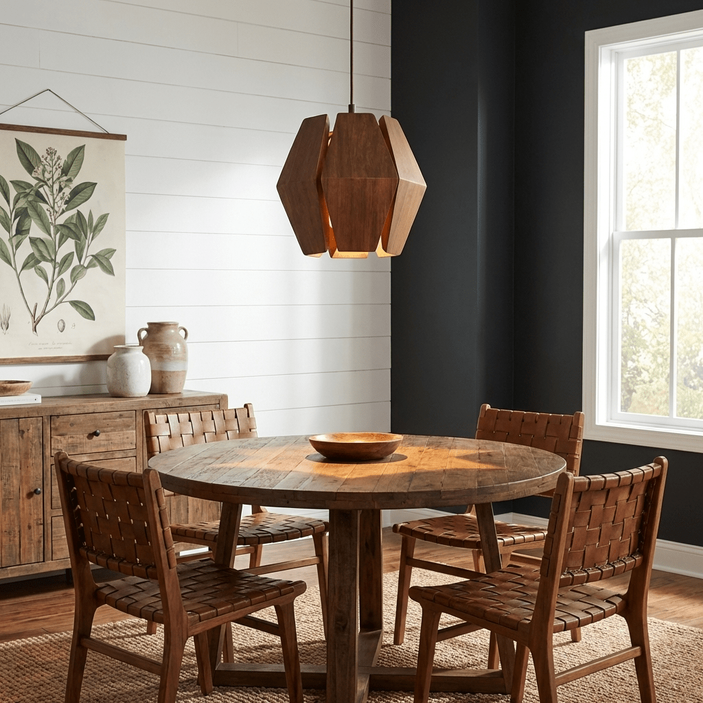 Wood Lantern Pendant Light — Pendant Light | Maison Monashee — view 3