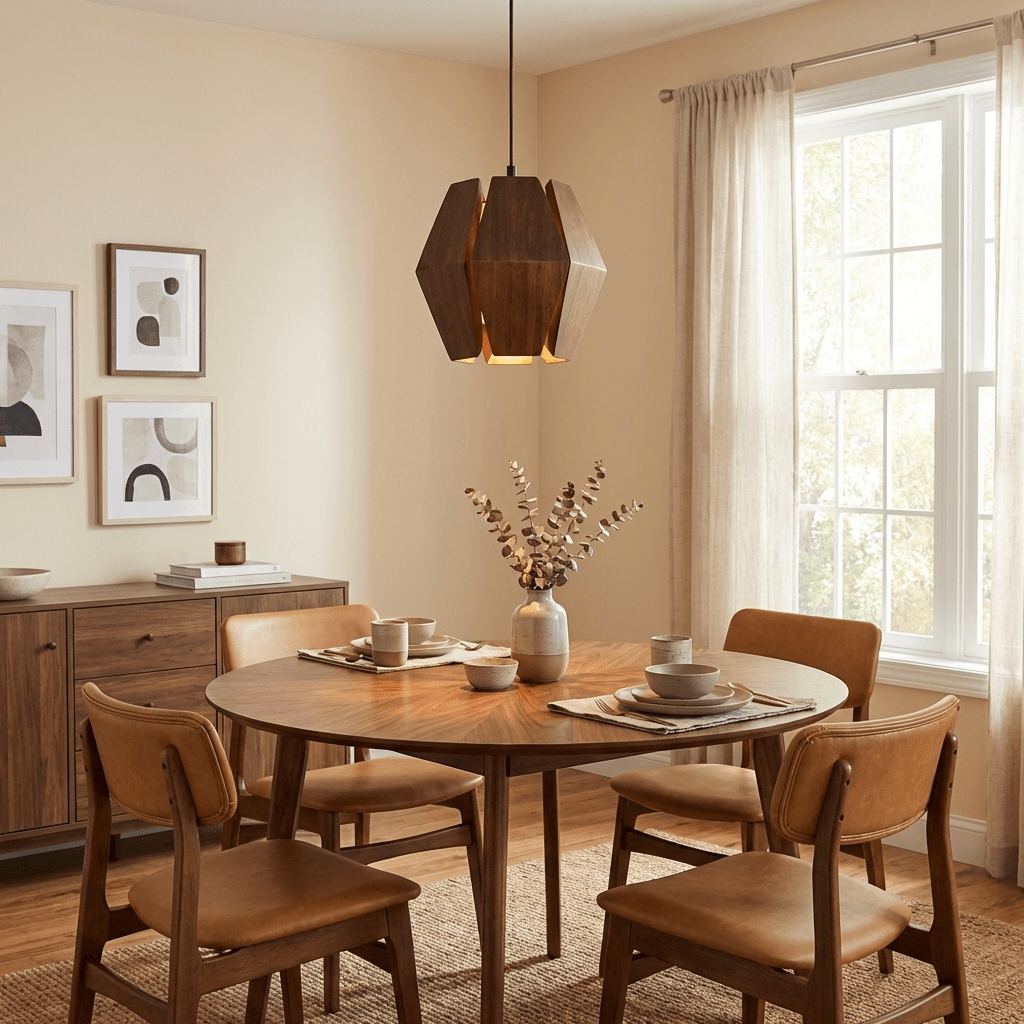 Wood Lantern Pendant Light — Pendant Light | Maison Monashee — view 4