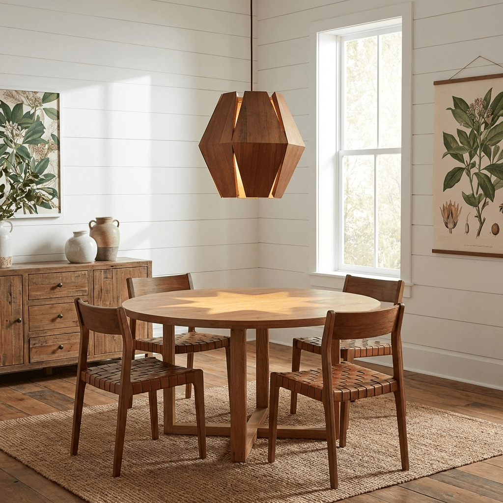 Wood Lantern Pendant Light — Pendant Light | Maison Monashee — view 5