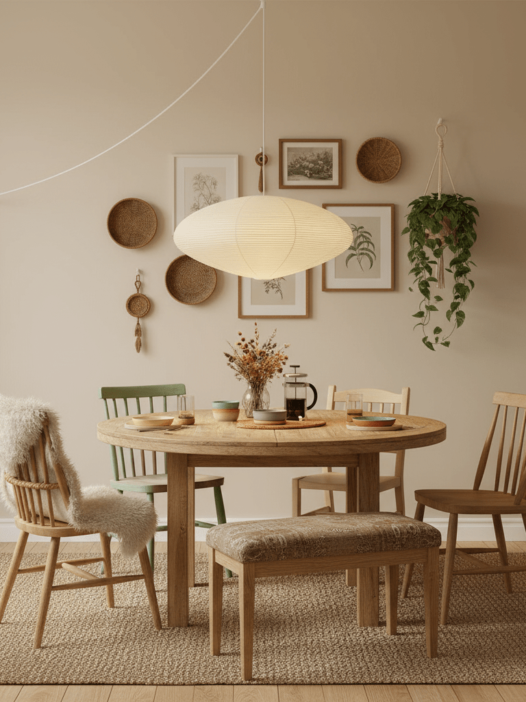 Washi Paper Pendant Light — Pendant Light | Maison Monashee — view 10