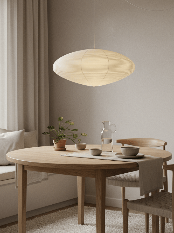 Washi Paper Pendant Light — Pendant Light | Maison Monashee — view 5