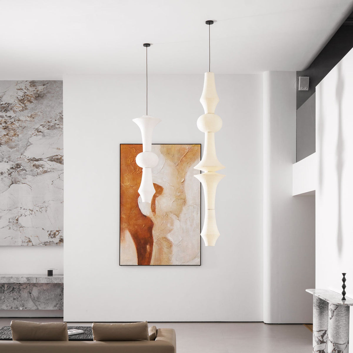 White Paper Pendant Light — Pendant Light | Maison Monashee — view 82