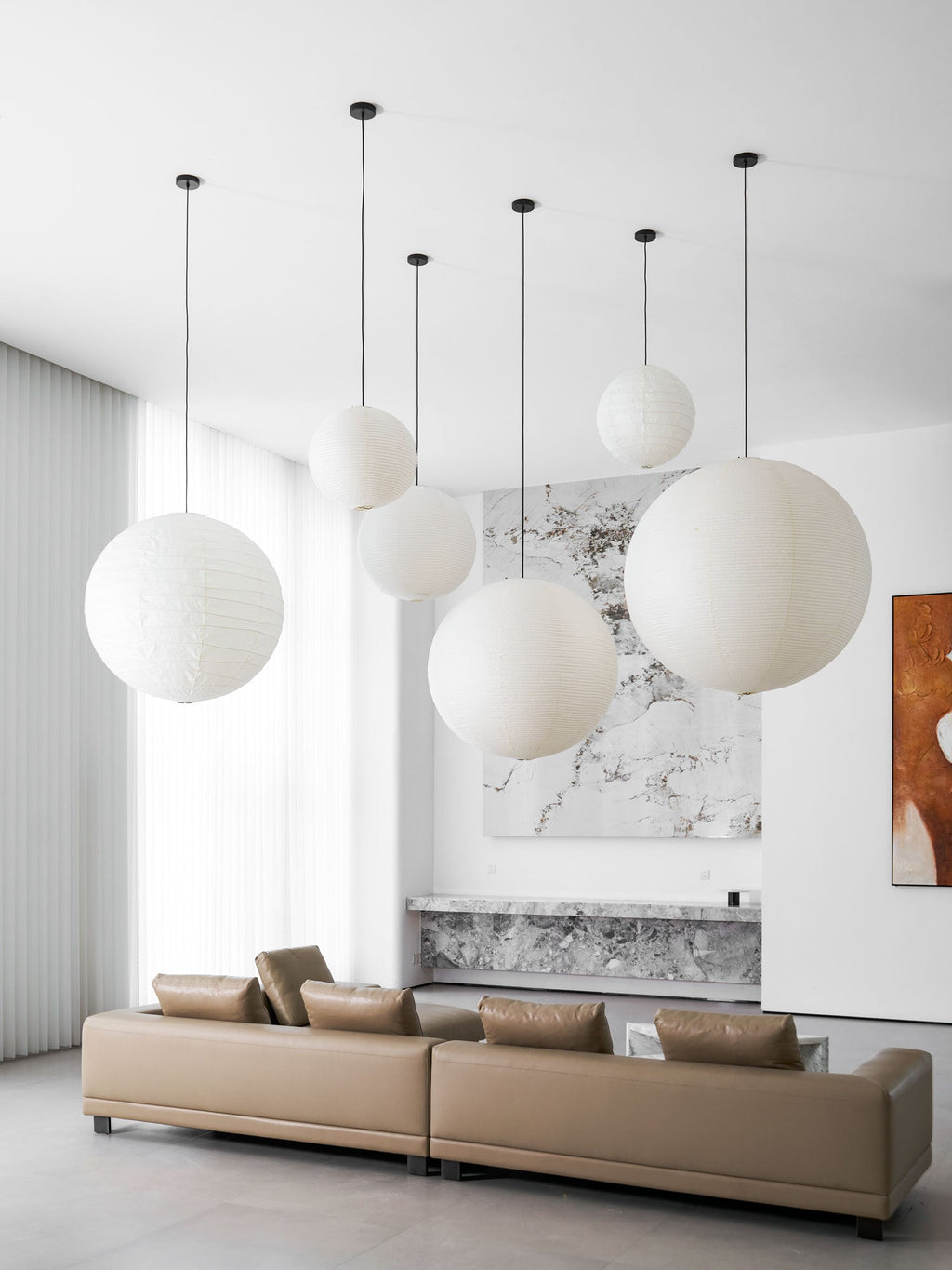 Round Lantern Pendant Light — Pendant Light | Maison Monashee — view 70