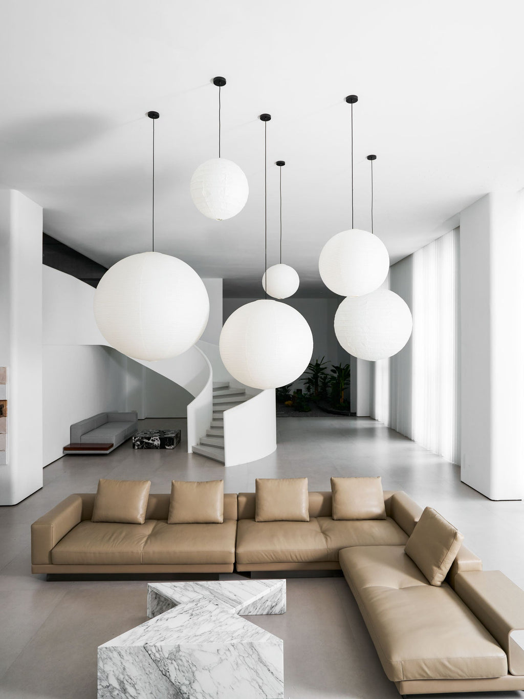 Round Lantern Pendant Light — Pendant Light | Maison Monashee — view 72