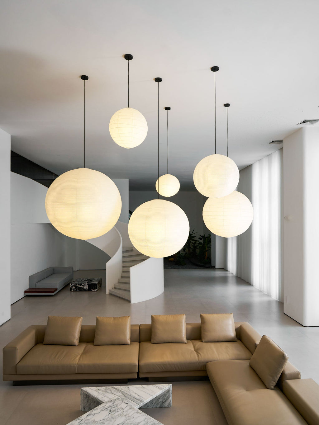 Round Lantern Pendant Light — Pendant Light | Maison Monashee — view 73