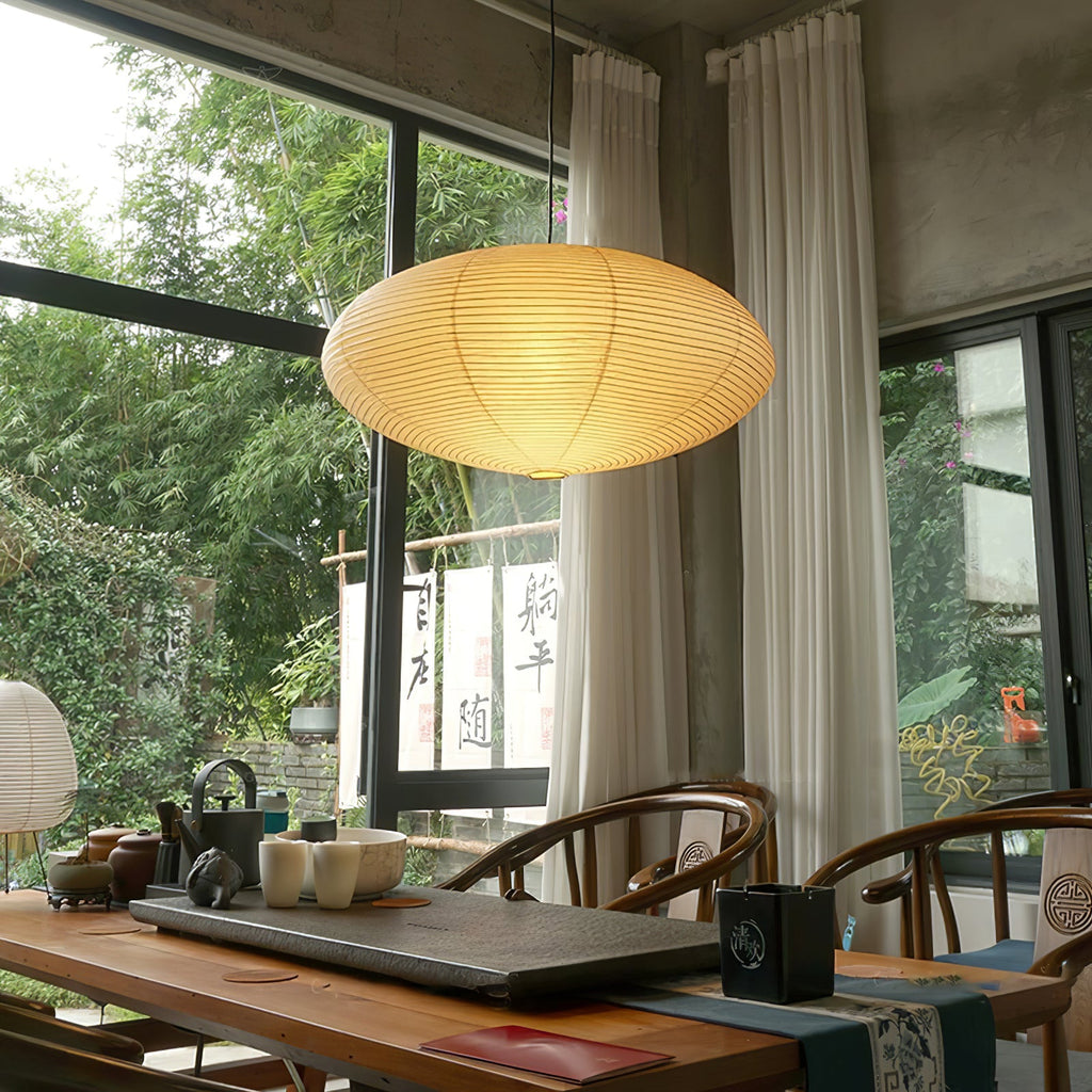 Washi Paper Pendant Light — Pendant Light | Maison Monashee — view 18