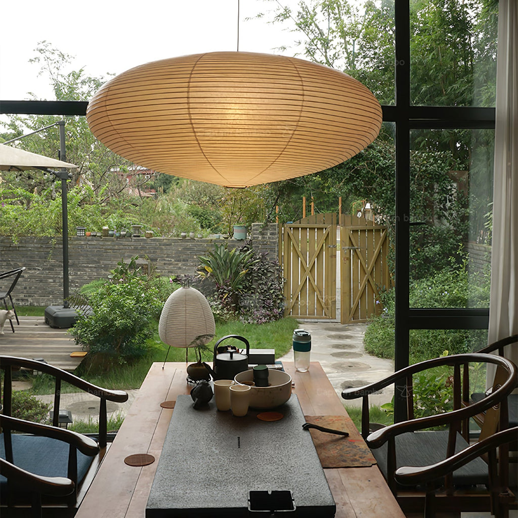 Washi Paper Pendant Light — Pendant Light | Maison Monashee — view 16
