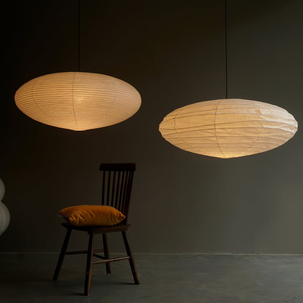 Washi Paper Pendant Light — Pendant Light | Maison Monashee — view 15