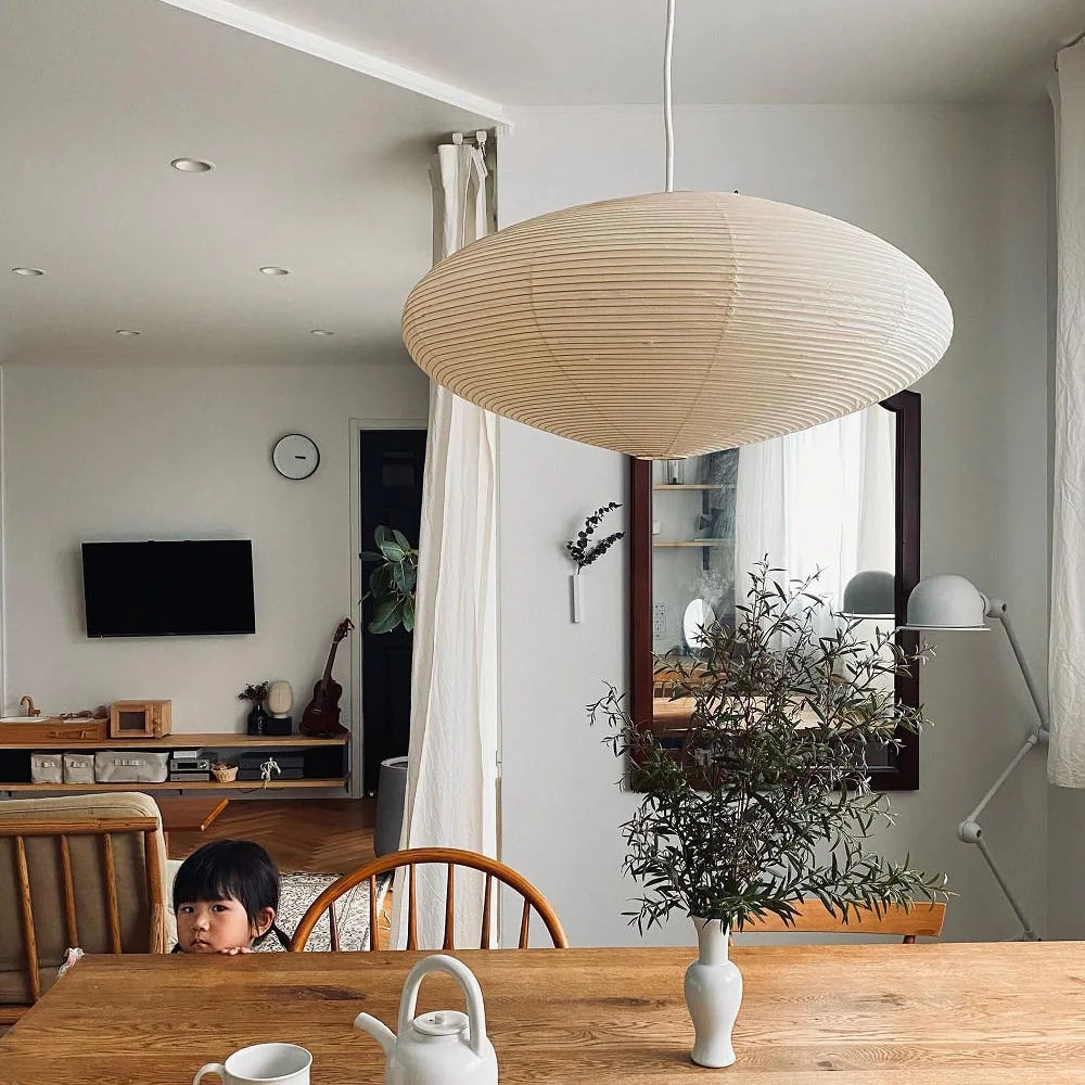 Washi Paper Pendant Light — Pendant Light | Maison Monashee — view 66