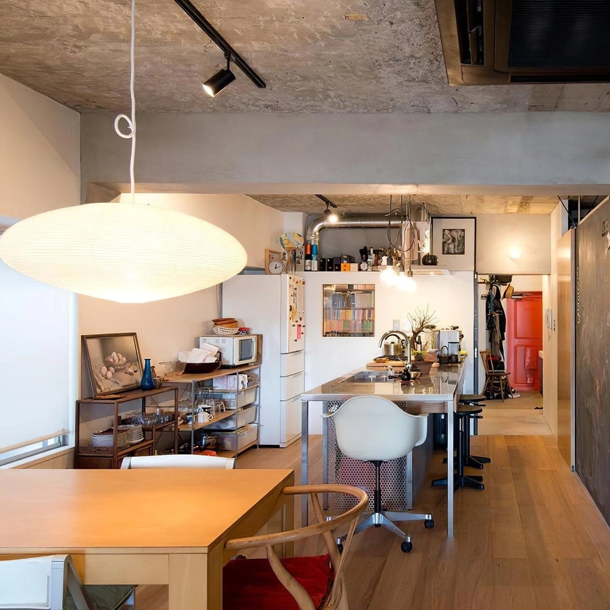 Washi Paper Pendant Light — Pendant Light | Maison Monashee — view 85
