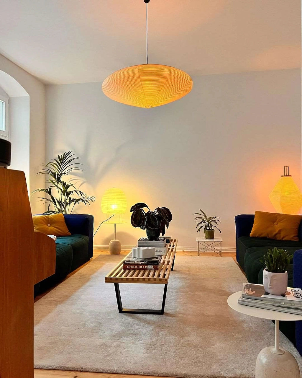 Washi Paper Pendant Light — Pendant Light | Maison Monashee — view 95